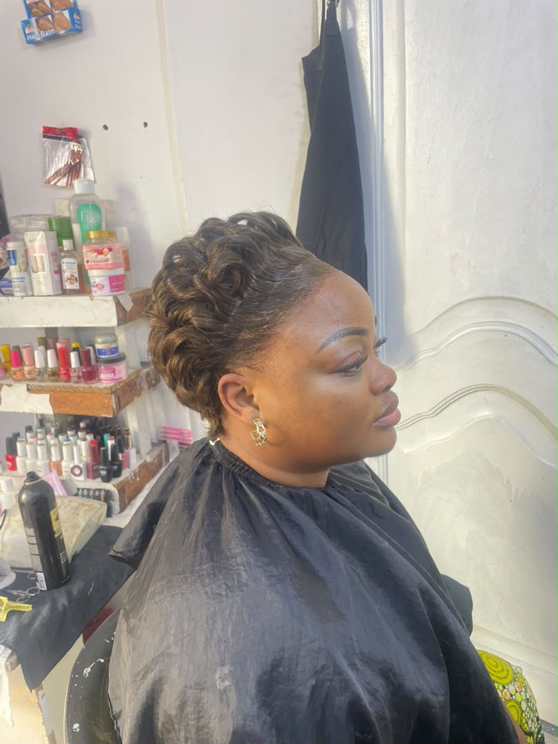 Chignon élégant